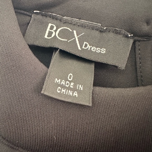 BCX Lace Sequin bodycon evening cocktail dress black size 0 NWT - Picture 7 of 15